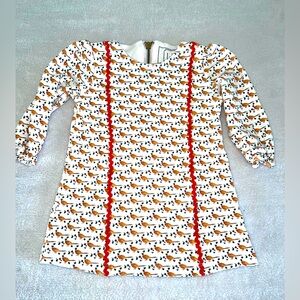 Lila and Hayes Ric Rac girls Pima Cotton dress, size 12-18 mo, EUC